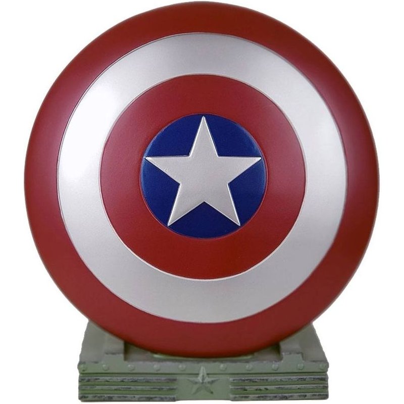 Marvel - Buste Tirelire Captain America Shield 25 Cm