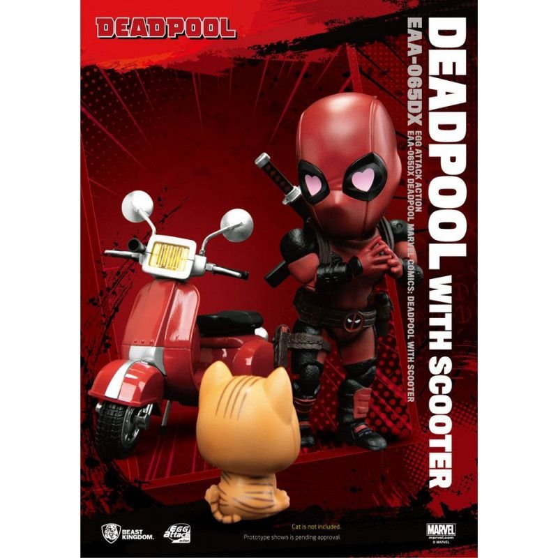 Figurine Marvel Comics Egg Attack Deadpool Deluxe Ver. 17 Cm - Beast Kingdom Toys Bkdeaa-065dx