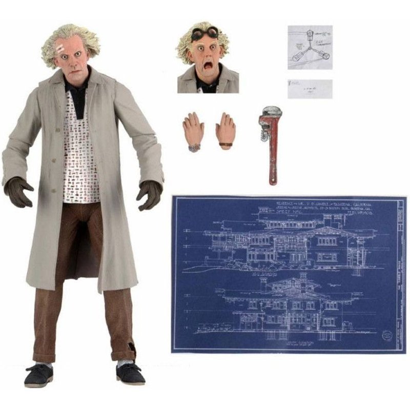 Retour Vers Le Futur Figurine Ultimate Doc Brown 18 Cm - Neca Neca53614