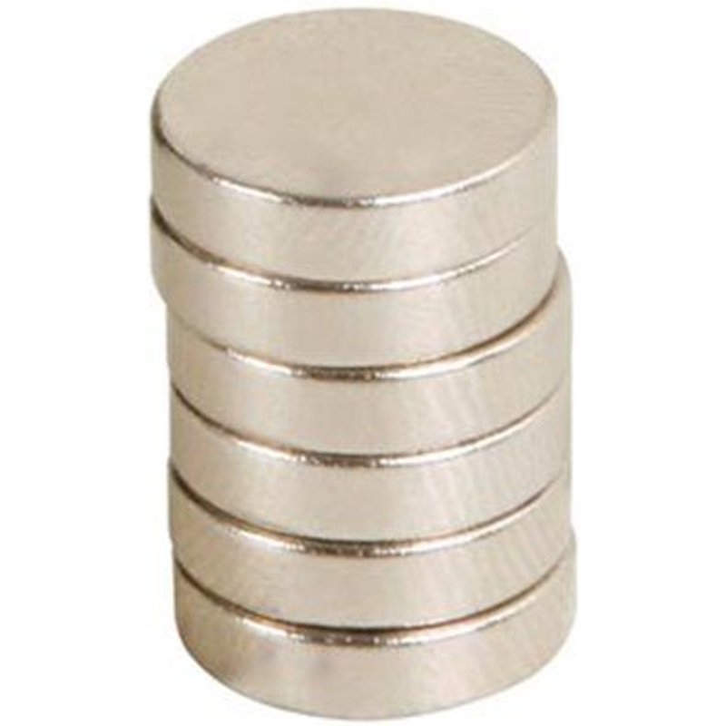 Aimant Ø12 X 3Mm - 6 Pcs