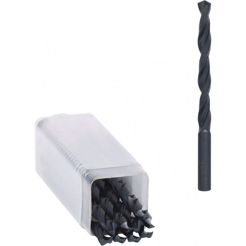 Lot de 10 forets HSS laminés pour métal 7mm