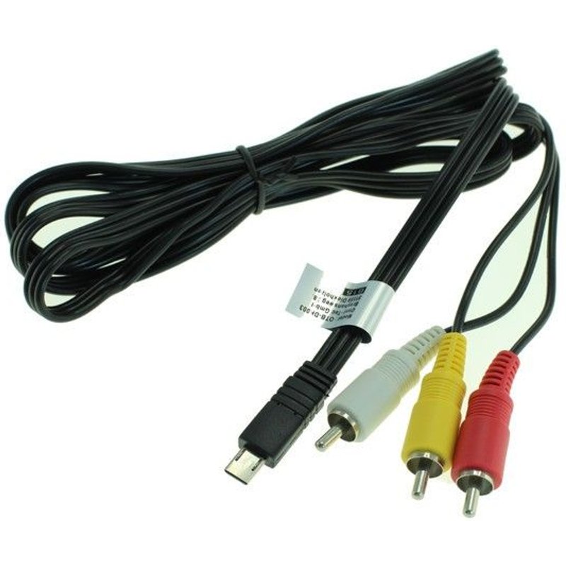 Câble AV Audio Video haut de gamme pour Sony Handycam HDR-PJ650V garantie 1 an