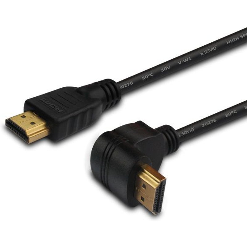 Savio Cl-04 Câble Hdmi 1,5 M Hdmi Type A (standard) Noir