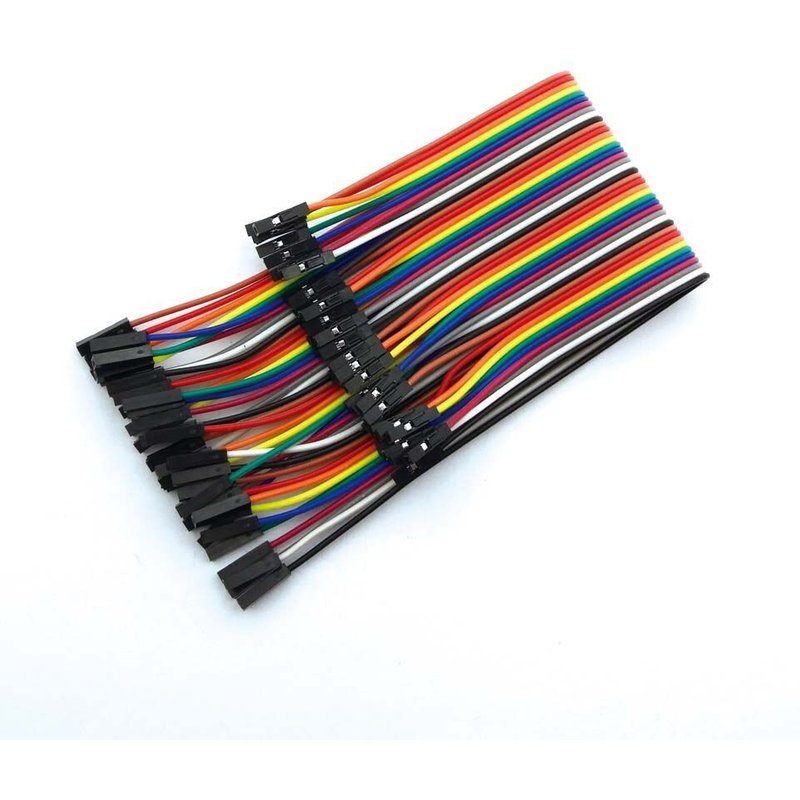 F-F 10CM 40 pièces dupont câble cavalier fil dupont ligne F-F dupont ligne 1 P-1 P 10/20/30CM 1 P-1 P