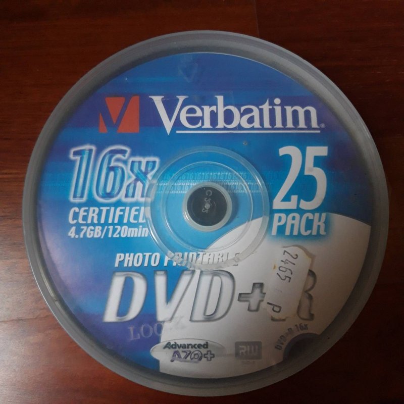 Verbatim - 25 x DVD+R - 4.7 Go 16x - surface imprimable photo large - spindle