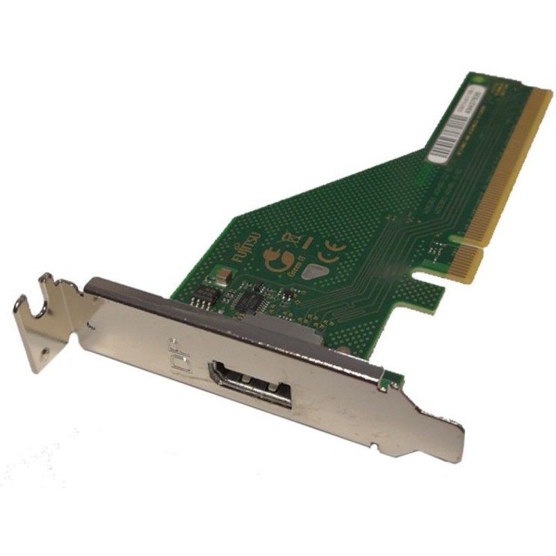 Carte Adaptateur DisplayPort Fujitsu D3213-A11 GS1 PCI-Express x16 Low Profile