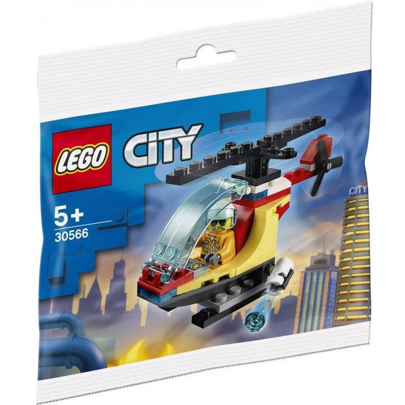 LEGO City - L'hélicoptère des pompiers (Polybag) - 30566