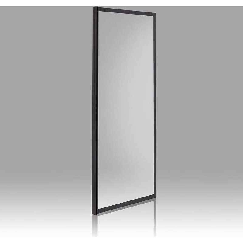 PAROI FIXE L: 80 CM H: 190 CM CADRE NOIR MAT CITY