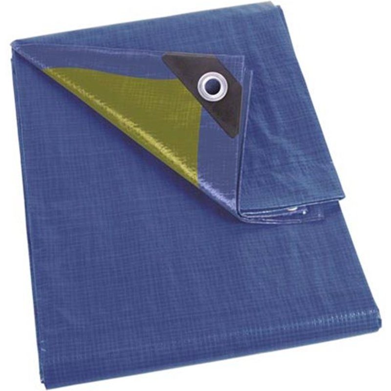 Bâche Bleu/Kaki Résistant 8x10 M