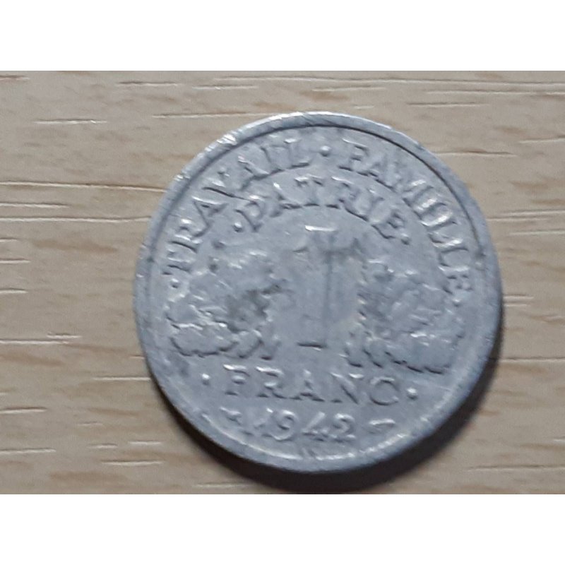 1 Franc - Etat Français - 1942