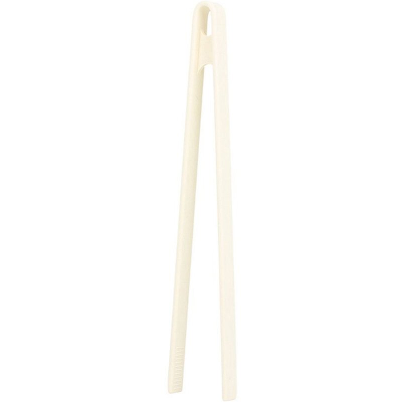 Pinces à Pain AntidéRapantes pour Service de Barbecue, Pince à Salade, Pince à Steak à Long Manche, Outils de Cuisine Domestique, Blanc CrèMe