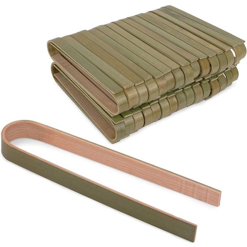Pinces en Bois pour la Cuisson des Mini Pinces à Grille-Pain 40 PièCes, Mini Pinces en Bambou pour la Cuisine Respectueuse de la PlanèTe et Poids LéGer