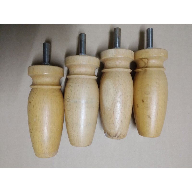 Lot De 4 Pieds De Lit 15 Cm
