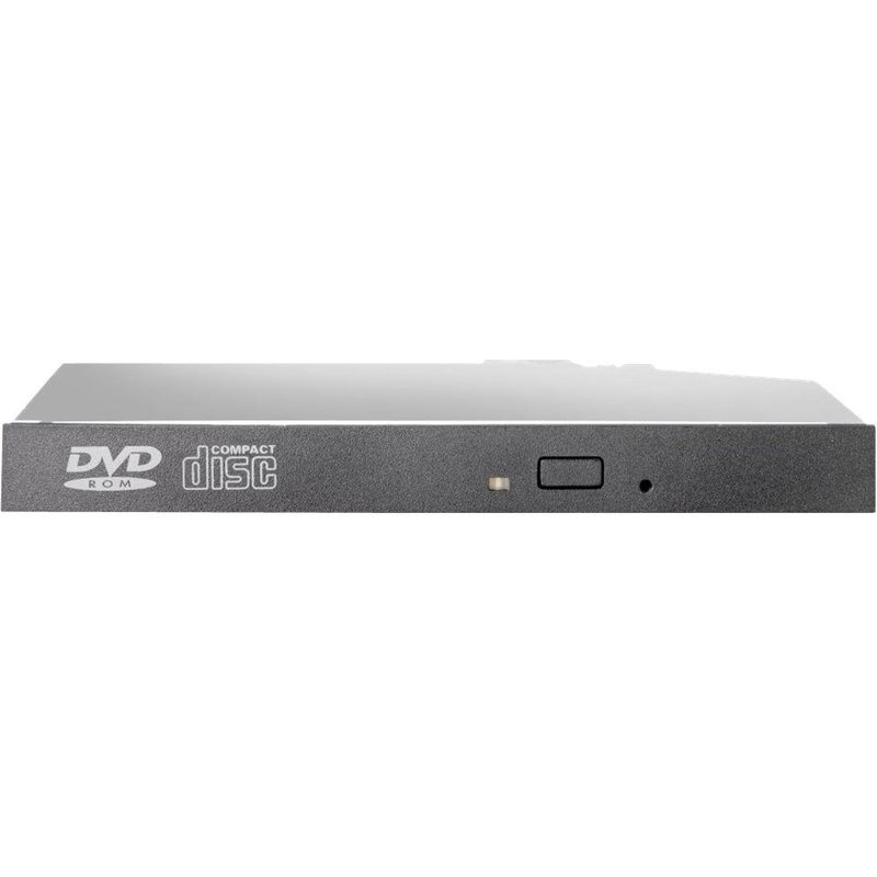 HPE - Lecteur de disque - DVD-ROM - 8x - Serial ATA - interne - 5,25" Slim Line - noir Jack - pour ProLiant DL380e Gen8, DL380p Gen8, DL385p Gen8, DL388p Gen8