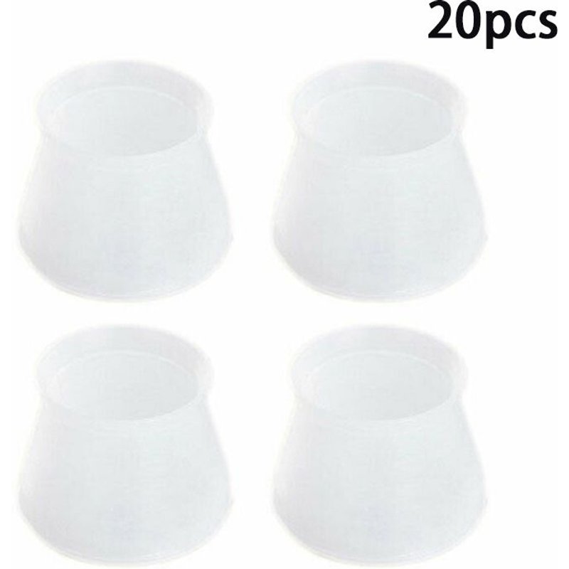 Couverture De Protection Des Pieds De Meubles En Pvc, Protection Des Pieds De Table, Pieds De Chaise, Pieds De Table Antidérapants, 20 Pièces