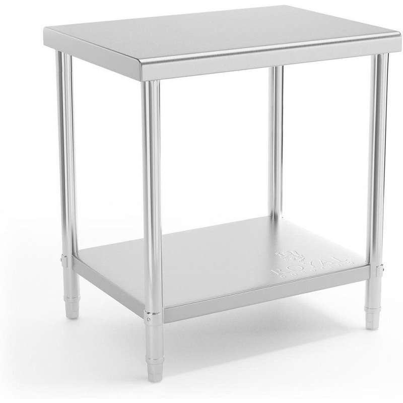 Table De Travail Cuisine Professionnelle Acier Inox Eninox 80 X 60 Cm Capacité De Charge De 190 Kg Helloshop26 14_0003664