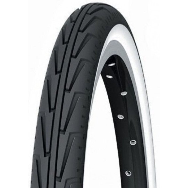 Pneu vélo City Michelin City J TR noir/flanc blanc (20 x 1.3/8'')