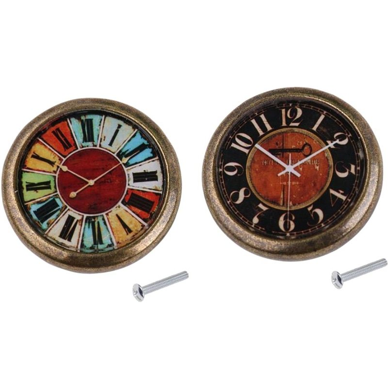 Poignées de porte et tiroirs Vintage, 2 pièces, 35mm, pour placard