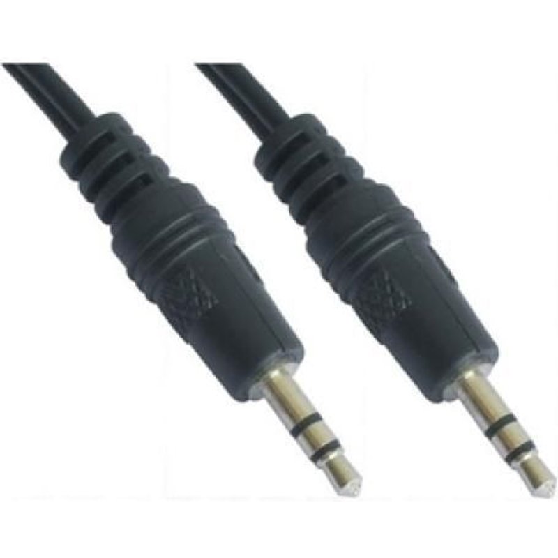 Nanocable Cable audio, Jack 3.5/M-M, negro, 5m