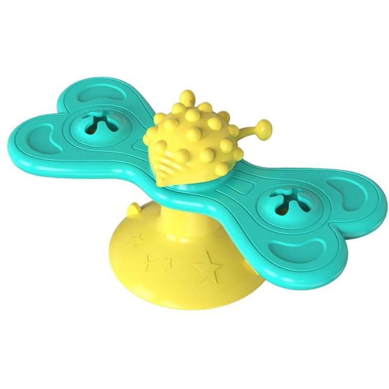 Moulin À Vent Chat Jouet Herbe À Chat Balle Molaire Chat Plateau Tournant Taquin Interactif Jouet Chaton Moulin À Vent Boule Massage Griffoir Chatouillement 2