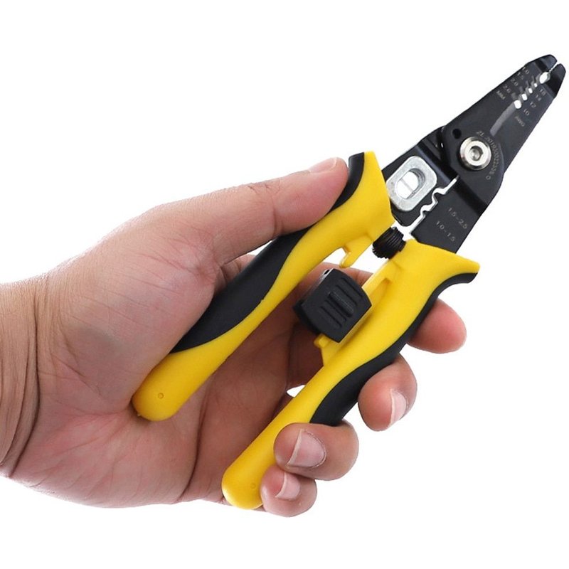 Pince à dénuder les câbles électriques, outil multifonction, coupe-câble, ciseaux