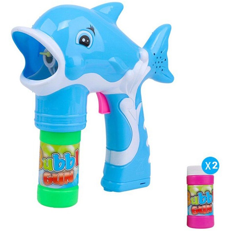 Machine À Bulles En Forme De Dauphin Pour Enfants, Souffleur De Bulles Automatique, Portable, Avec Éclairage Led Et Jouets Sonores, Fabricant De Bulles, Solution #50