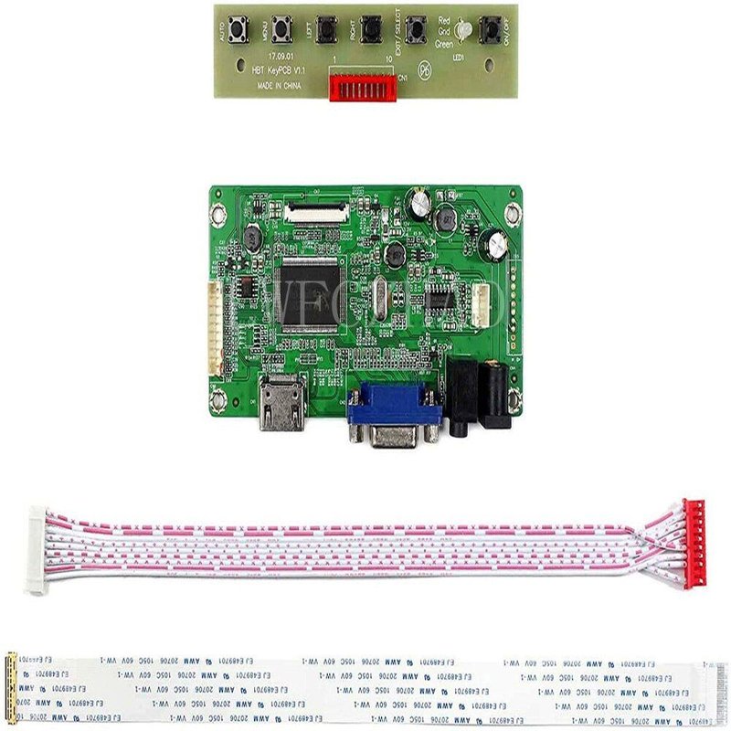 Kit de pilotes de carte contrôleur EDP, pour écran LED LCD 15.6 pouces, 30 broches, HDMI, VGA, Audio, LTN156HL08-101 x LTN156HL08-201, 1920, 1080