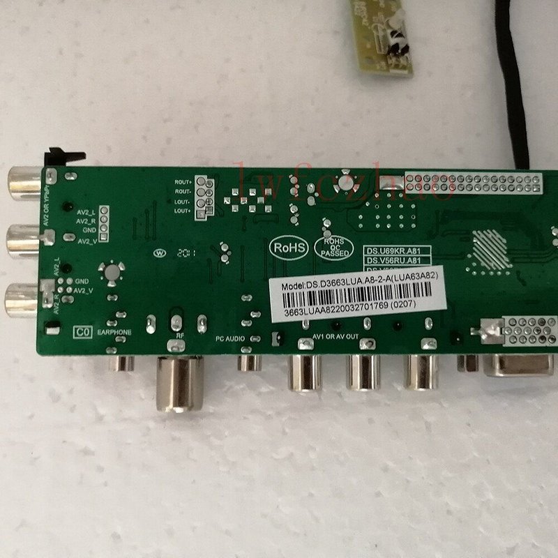 Kit de moniteur TV pour écran LCD LED DVB-T2/T DVB-C 3663, pilote de carte contrôleur TV, HDMI + VGA + USB, pour N156B6-L0B N156B6-L06