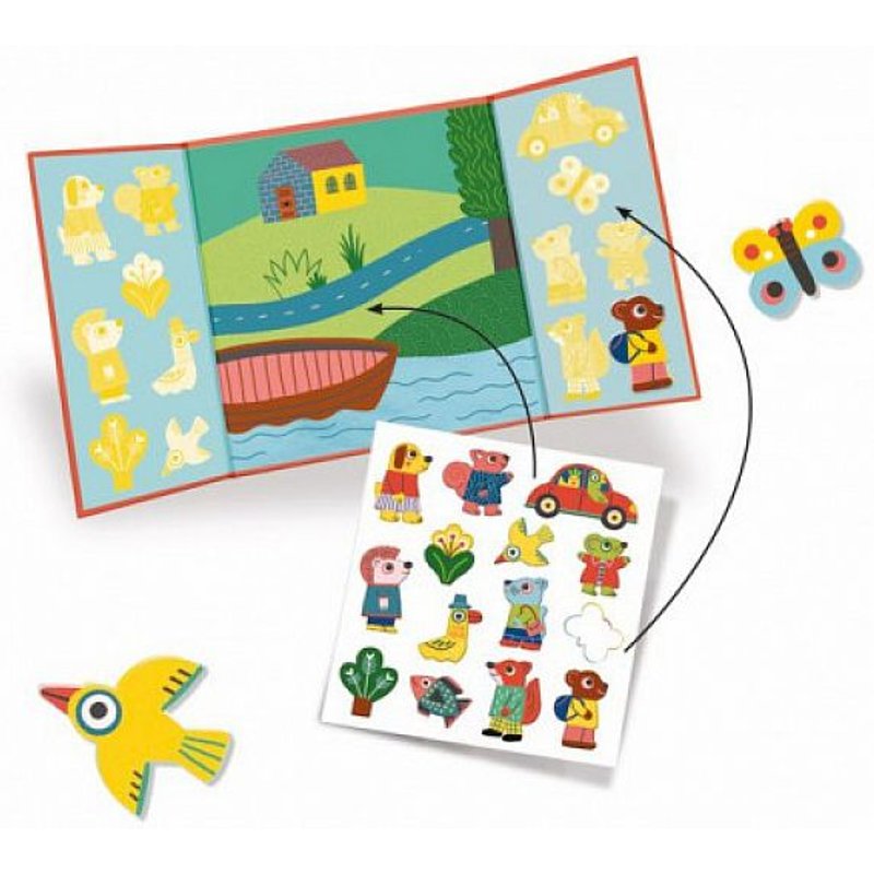 Stickers Repositionnables Les Animaux