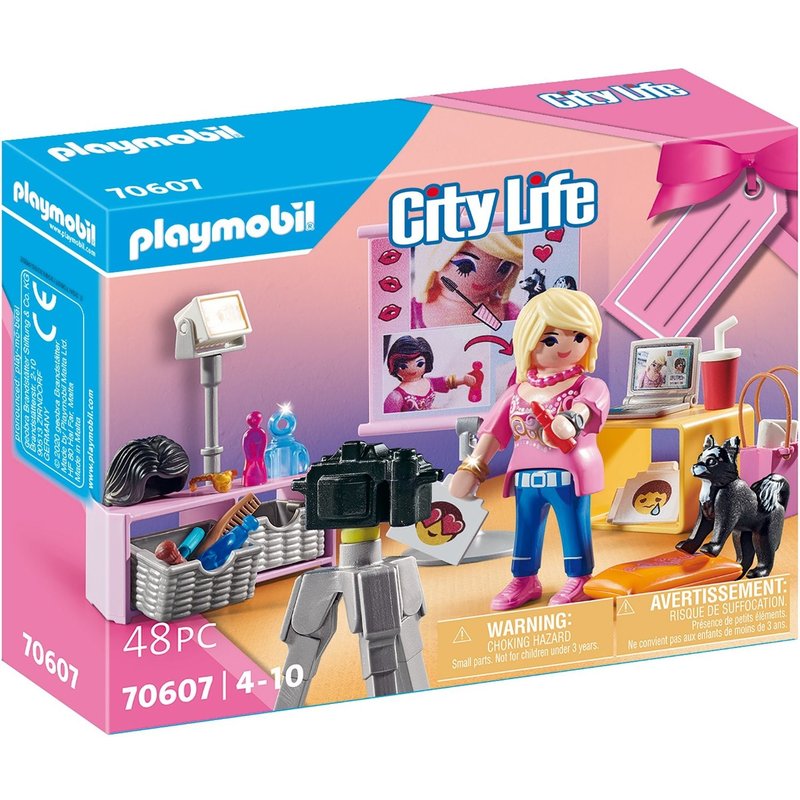 Playmobil City Life 70607 - Coffret Cadeau - Influenceuse
