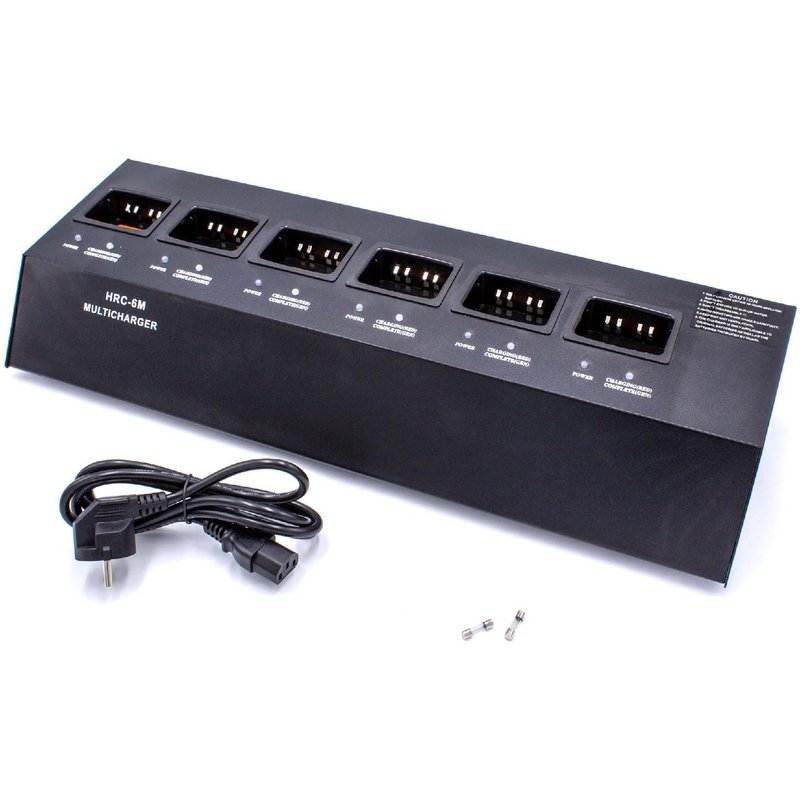 vhbw Chargeur de batterie compatible avec Motorola GP320, GP328, GP329, GP338 batterie de radio, talkie walkie (station, câble)