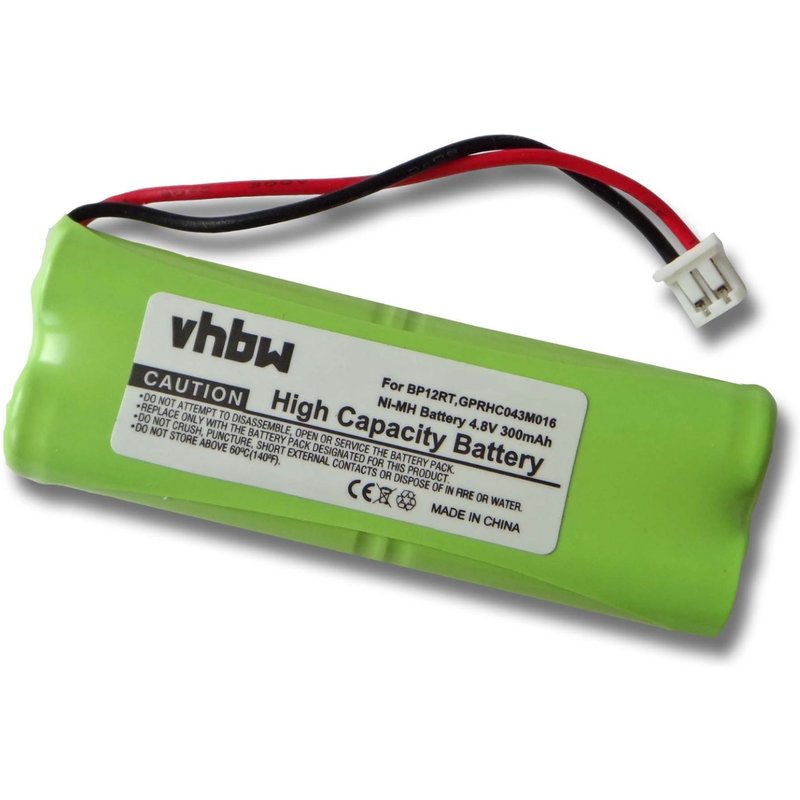 Vhbw Batterie Compatible Avec Dogtra 1700 Receiver, 175ncp Transmitter, 1800 Receiver Collier De Dressage (300mah, 4,8v, Nimh)