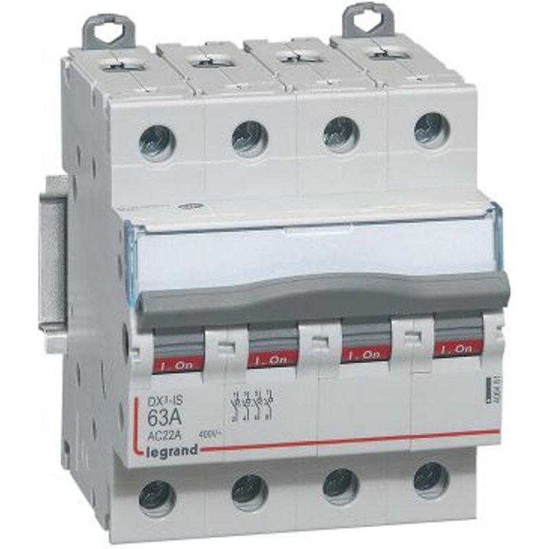 DISJONCTEUR DX3 IS 4P 63A