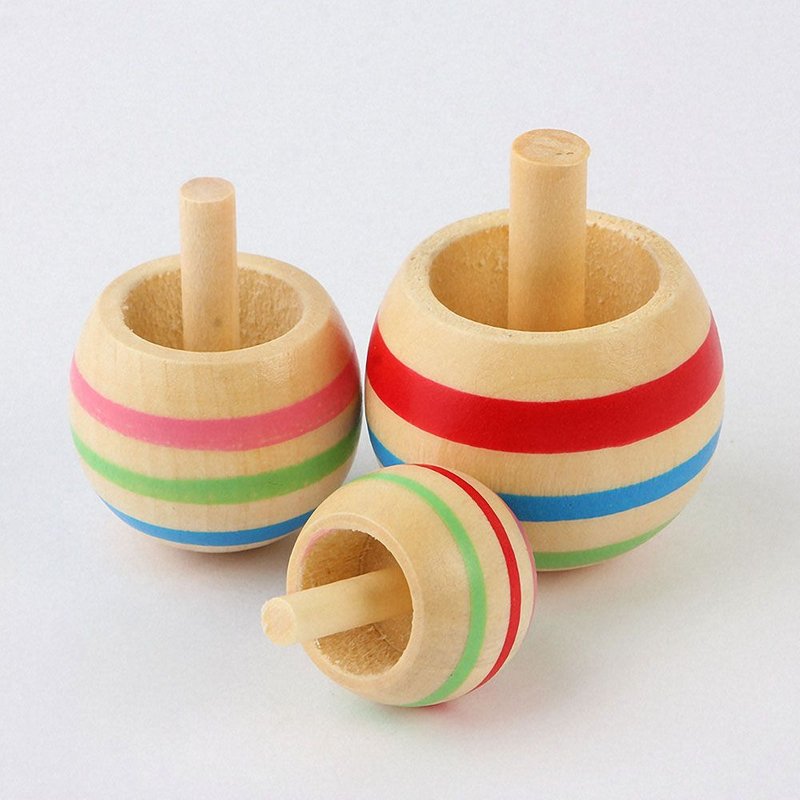 Ensemble De 3 Pièces Anti-Stress Haut De Développement Gyroscopique En Bois Jouets Éducatifs Pour Enfants Jeux Montessori Garçons Et Filles