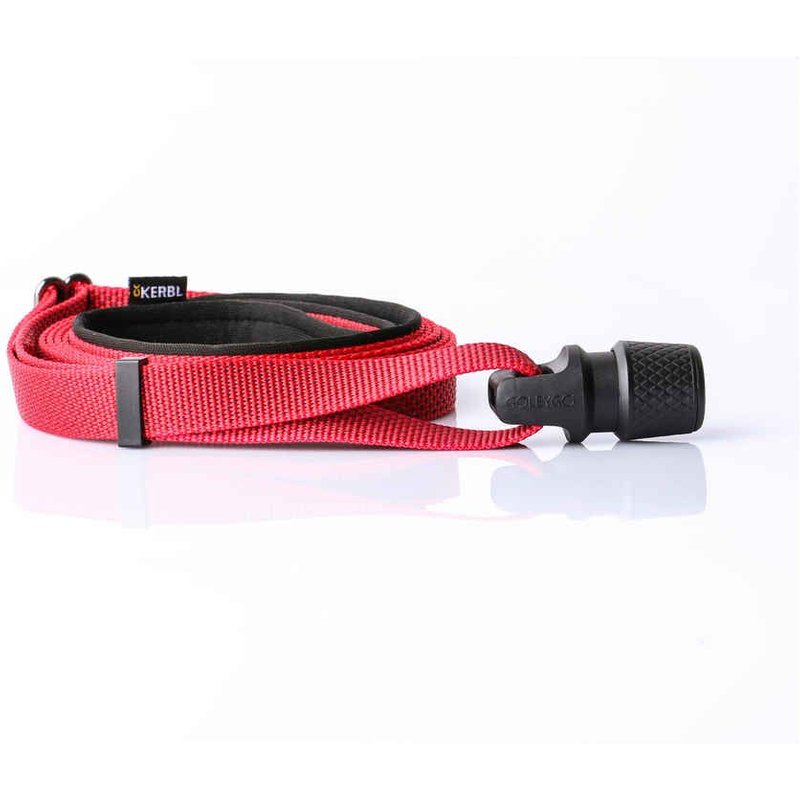 Goleygo - Laisse Plate Réglable Rouge Pour Chien - M