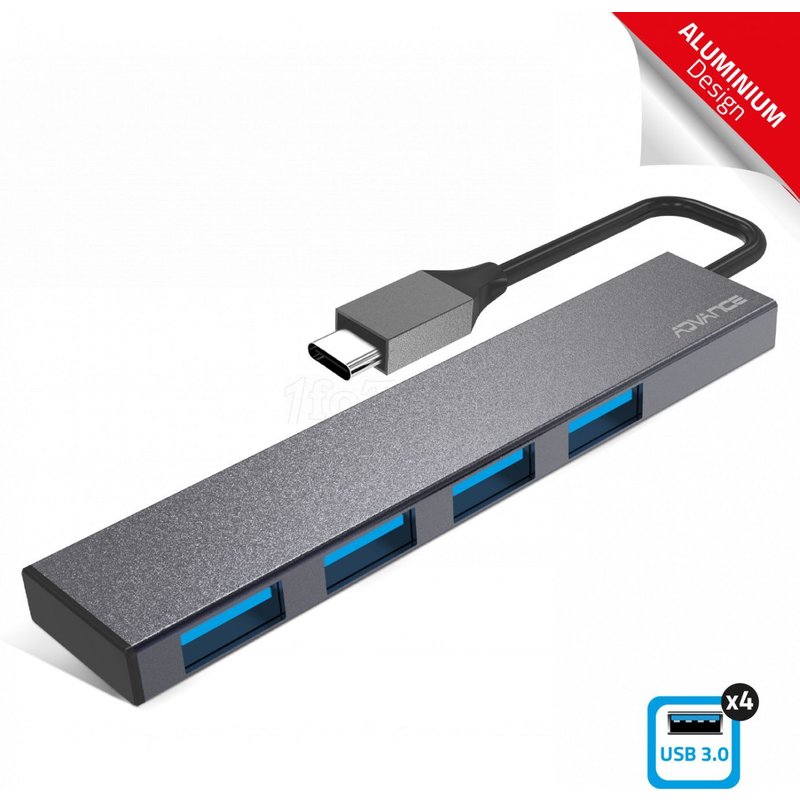 Hub USB 3.0 Type C Advance Xpand Smart - 4 ports Type A