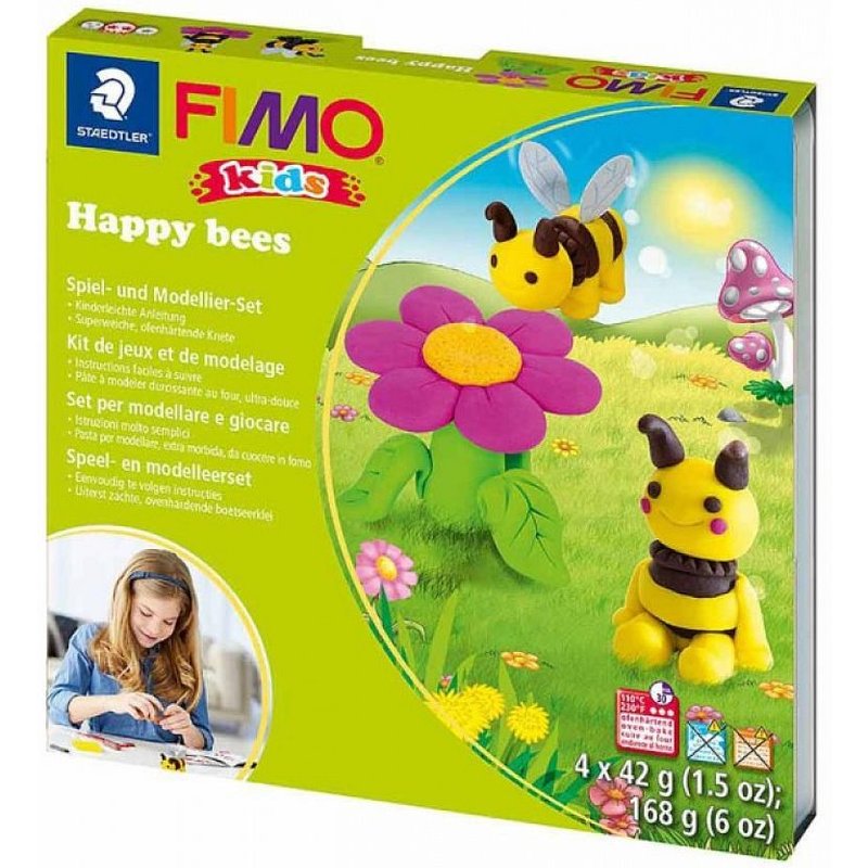 Kit Fimo Kids Happy Bees.