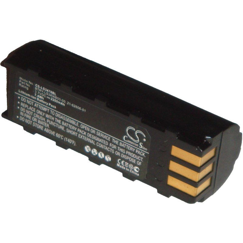 Batterie Li-Ion 2200mAh (3,7 V) pour Symbol Barcode Scanner DS3478, DS3578, LS3478, LS3578, XS34780.Remplace: 21-62606-01.