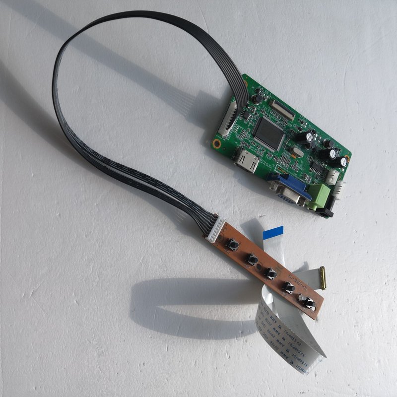 KIT de moniteur LCD pour carte contrĂ´leur EDP LED 30 broches, N156HGA-EAL pouces VGA 15.6 Ă— 1920 HDMI, affichage Ă monter soi-mĂŞme, 1080