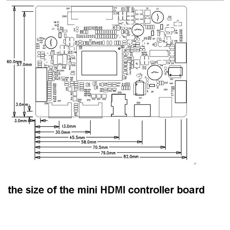 Kit pour panneau d'affichage LED 15.6 "", carte contrĂ´leur 1920x1080, moniteur LCD mini 2 HDMI LCD EDP