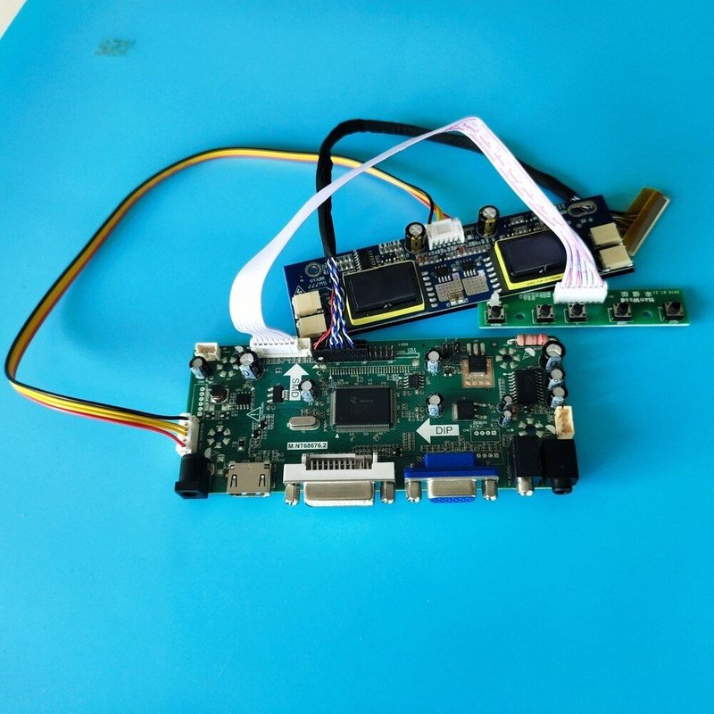 Kit pour G154I1-L01 1280X800 20pin 15.4 ""HDMI carte contrôleur de pilote LVDS 4 lampes VGA DVI panneau d'écran M.NT68676 bricolage