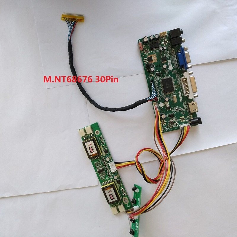 Kit pour M170EG01 V1 17 pouces, 30 broches 1280X1024 LVDS 4 lampes DIY M.NT68676 DVI VGA pilote HDMI carte contrôleur écran