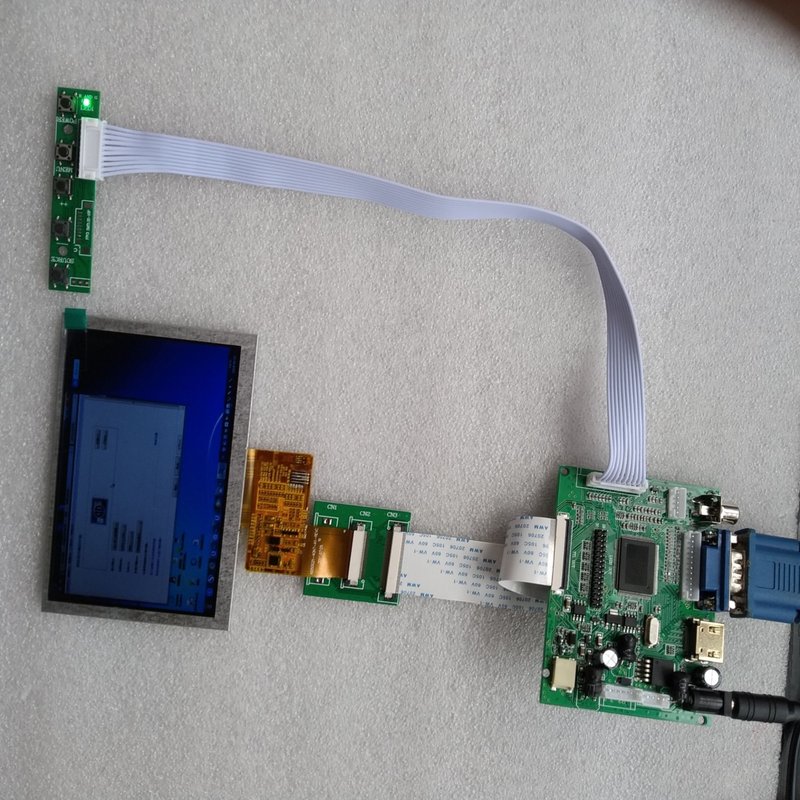 Carte contrĂ´leur HDMI VGA 2AV LCD 4.3 ""VS043T 004A HSD043I9W1 panneau LCD 480x272