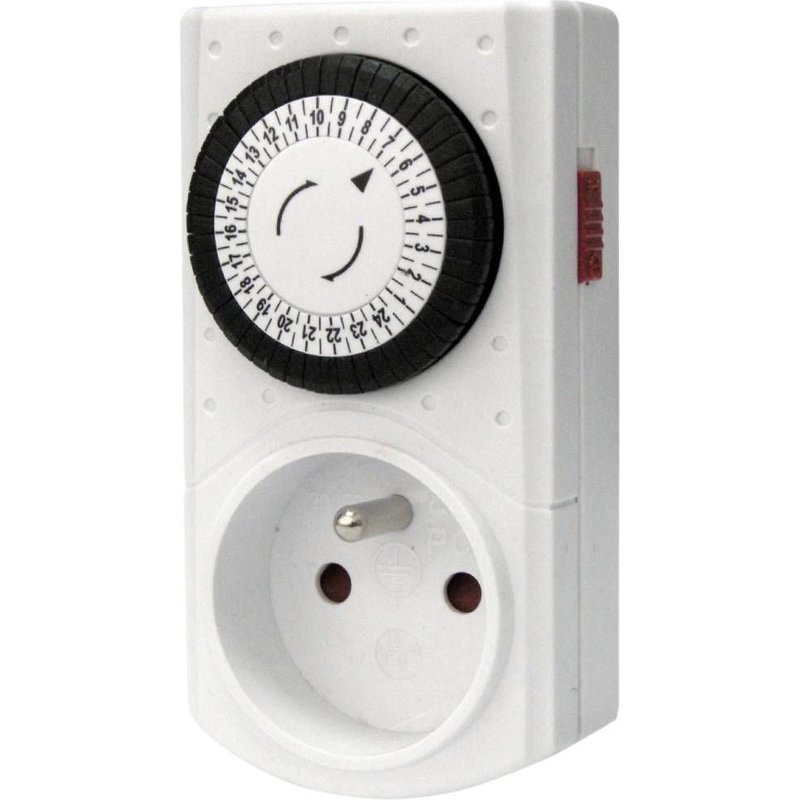 Lot 2 Mini programmateur mecanique journalier - 30 min - 48 programmes