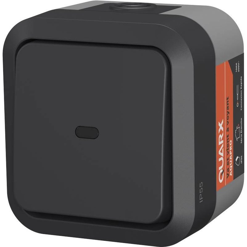 Interrupteur Va et vient Ă voyant - 250V , 10AX