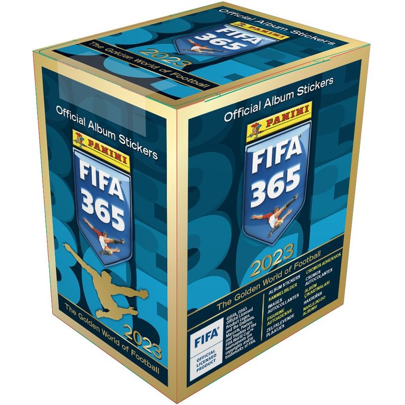 Stickers Panini Fifa 365 2023, Boite De 50 Pochettes