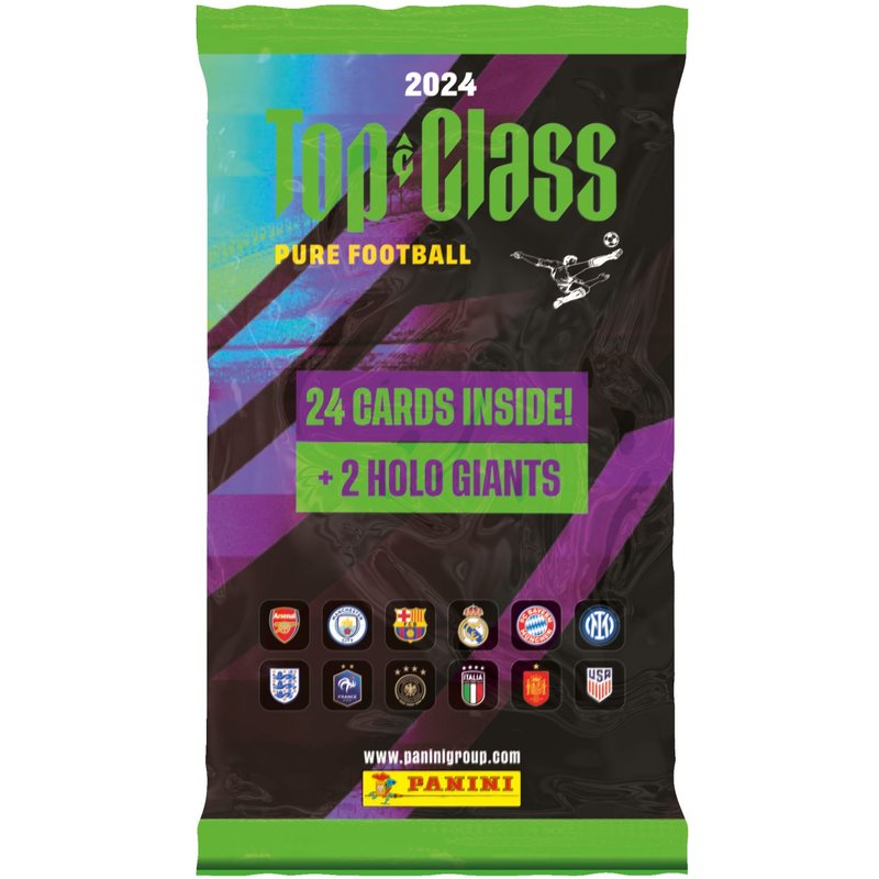 Stickers Panini Top Class Fifa 2024 Tc Fat Pack 24 Cartes + 2 Holo