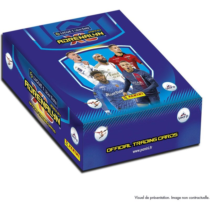 Stickers Tcg Adrenalyn Ligue 1 Uber Eats 2023 - 2024 - Boite De 18 Pochettes (Poch De 8 Cartes)