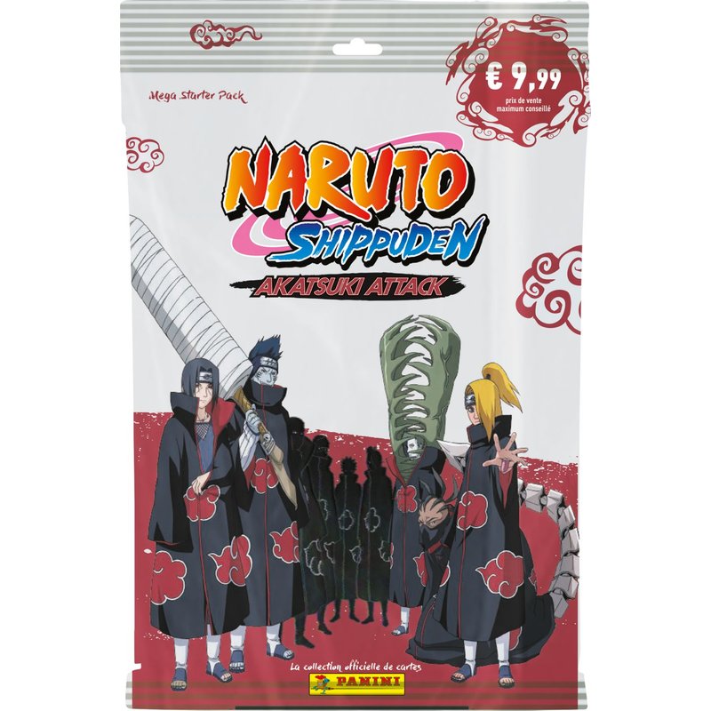 Stickers Naruto Shippuden Tc 2 Starter Pack (1 Classeur + 3 Pochettes De 8 Cartes)