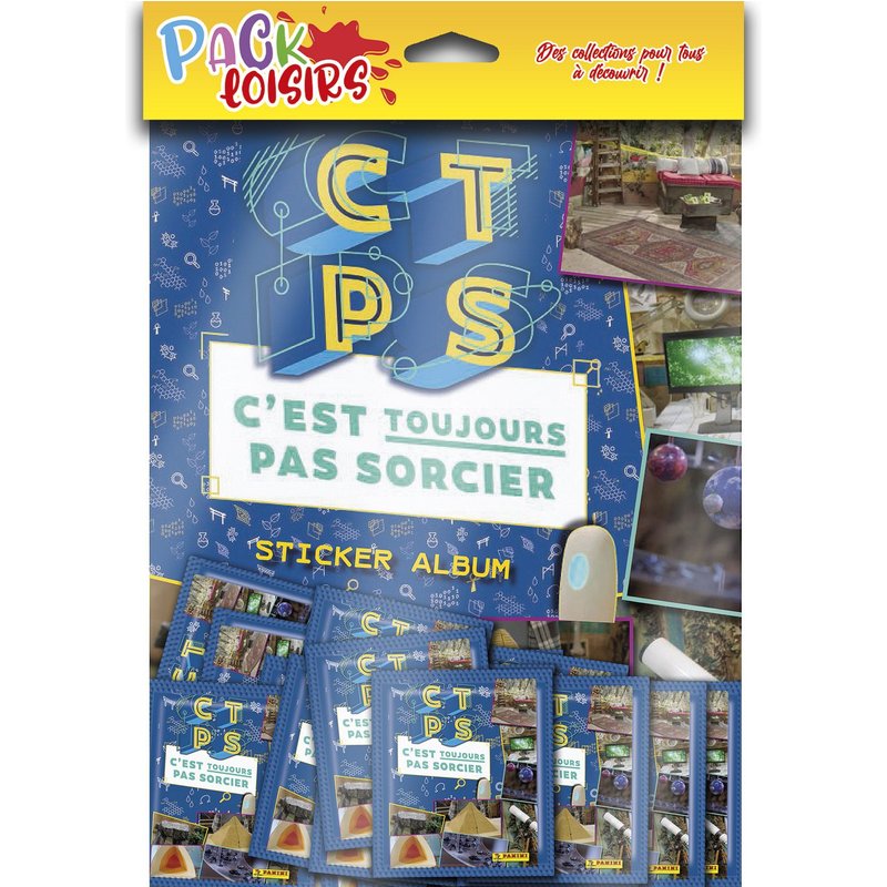 Stickers Pack Loisirs C'est Toujours Pas Sorcier - 1 Album + 50 Pochettes
